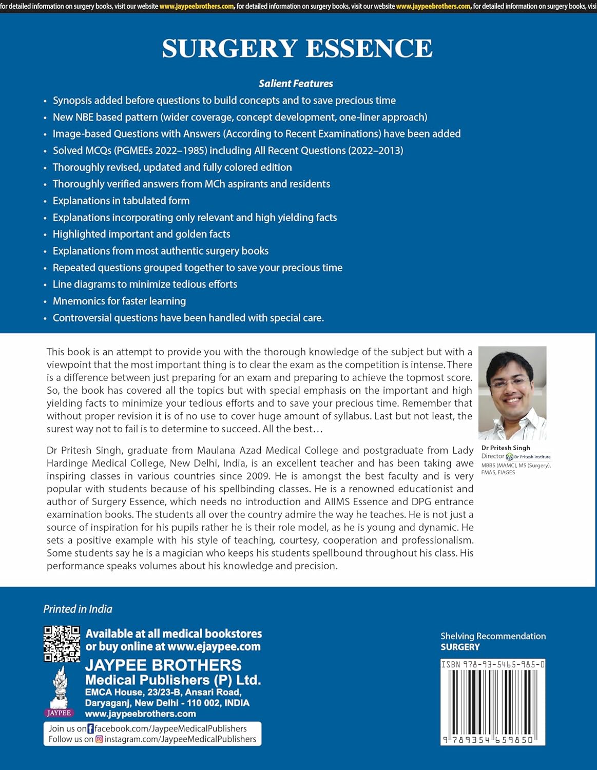 Surgery Essence 10th edition - Books Bank