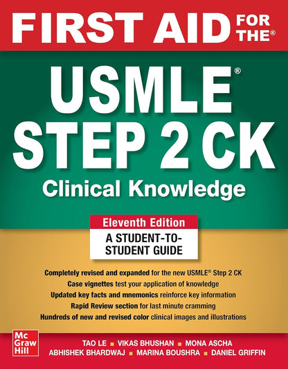 First Aid for the USMLE Step 2 CK, Eleventh Edition - Books Bank