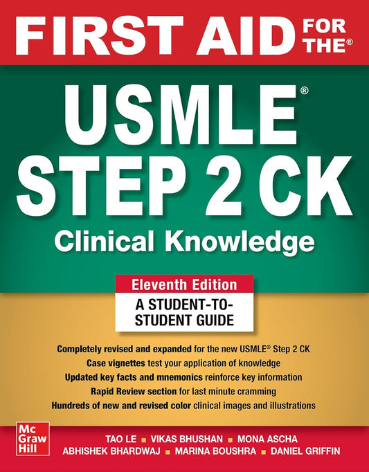 First Aid for the USMLE Step 2 CK, Eleventh Edition - Books Bank