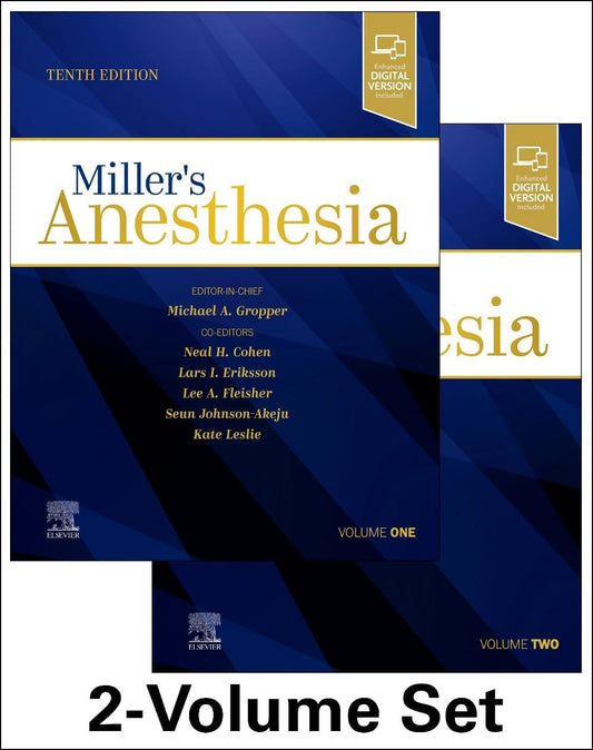 Miller's Anesthesia, 2 - Volume Set 10th Edition - Books Bank